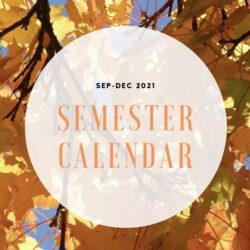 Semester Calendar