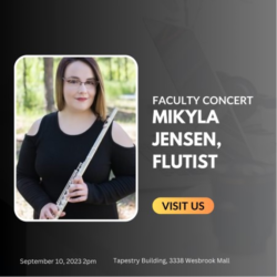 Faculty Recital – Mikyla Jensen, Flutist