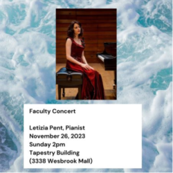 Faculty Recital – Letizia Pent